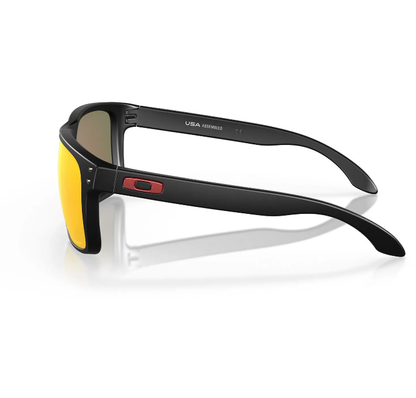 Oakley Holbrook XL Sunglasses - Matte Black / Prism Ruby