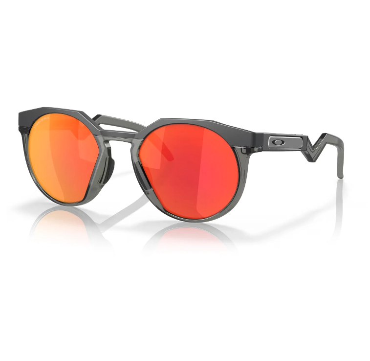 Oakley HSTN Sunglasses - Matte Carbon / Prizm Ruby