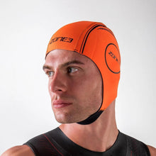 ZONE3 Neoprene Swim Cap - Hi Vis Orange