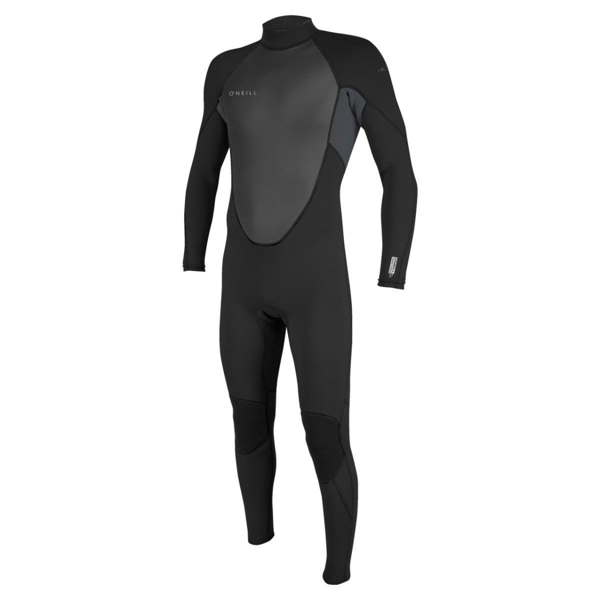 O'Neill Reactor-2 3/2mm Back Zip Summer Wetsuit in Black / Graphite