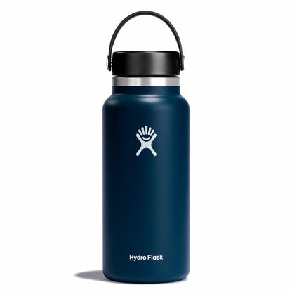 Hydro Flask 32oz Wide Flex Mouth Cap Bottle - Indigo