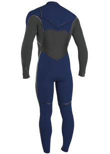 O'Neill Psycho Tech 5/4+mm Chest Zip Men's Wetsuit 2022 - Navy / Gunmetal