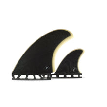 Futures AL Pukas Figerglass Twin Fins + Trailer