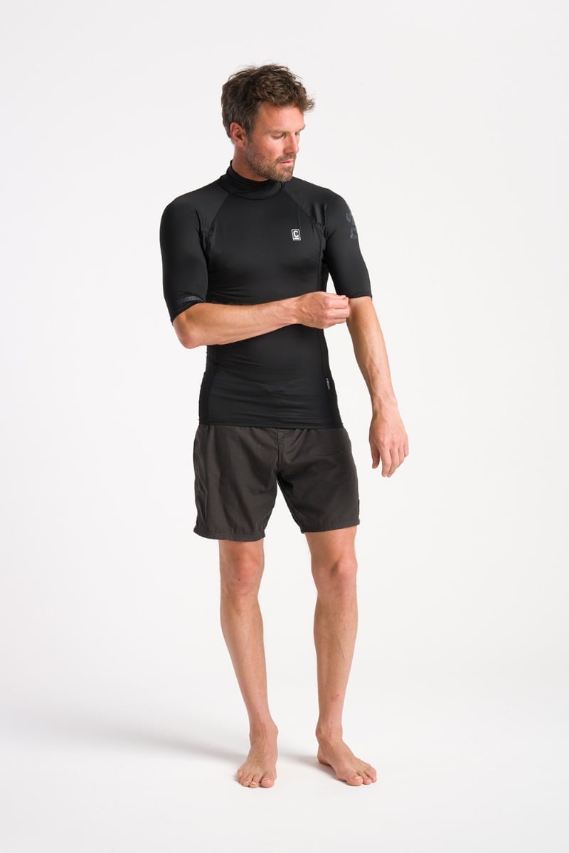C Skins NuWave Rash X Mens Rash Vest - Black