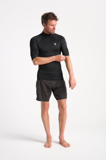 C Skins NuWave Rash X Mens Rash Vest - Black