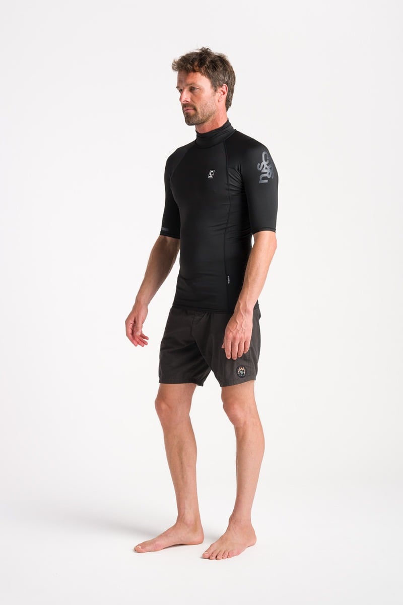 C Skins NuWave Rash X Mens Rash Vest - Black