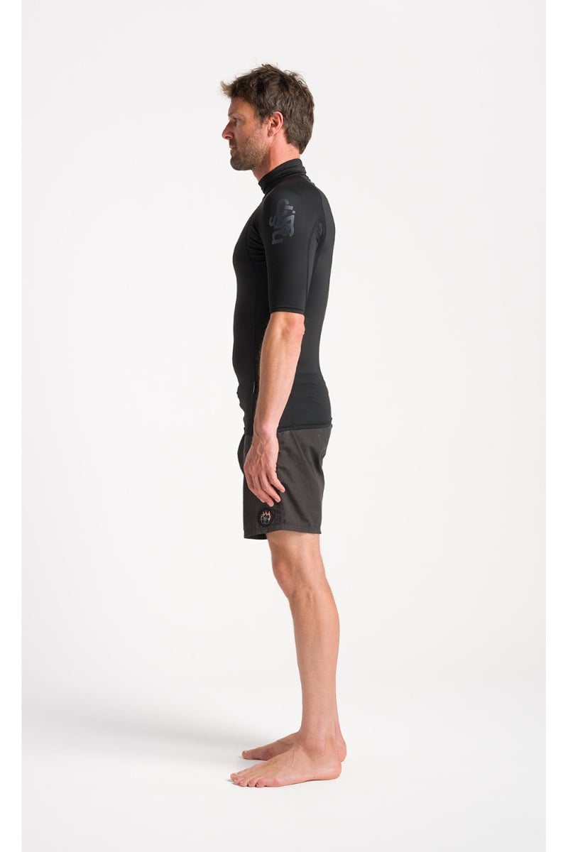 C Skins NuWave Rash X Mens Rash Vest - Black
