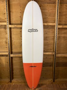 Rebel Mini Mal Surfboard - Red Tail Dip