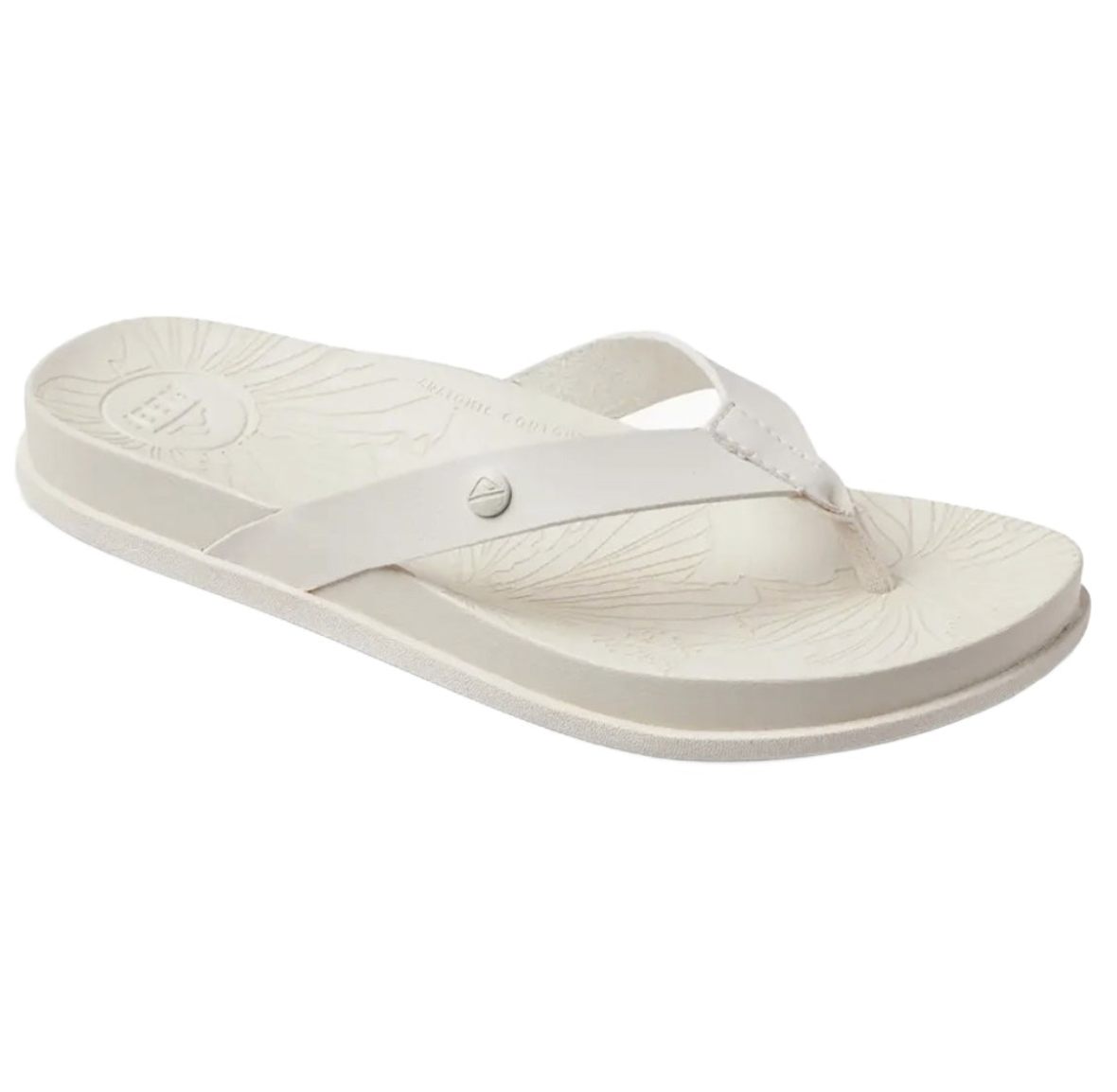 Reef Cushion Porto Womens Cruz Flips Flops - Whisper White