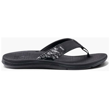 Reef Santa Ana Womens Flip Flops - Black/White