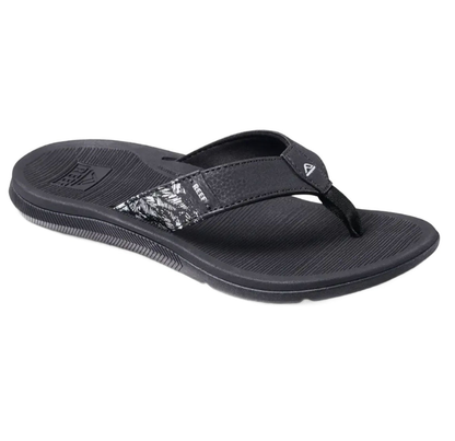 Reef Santa Ana Womens Flip Flops - Black/White