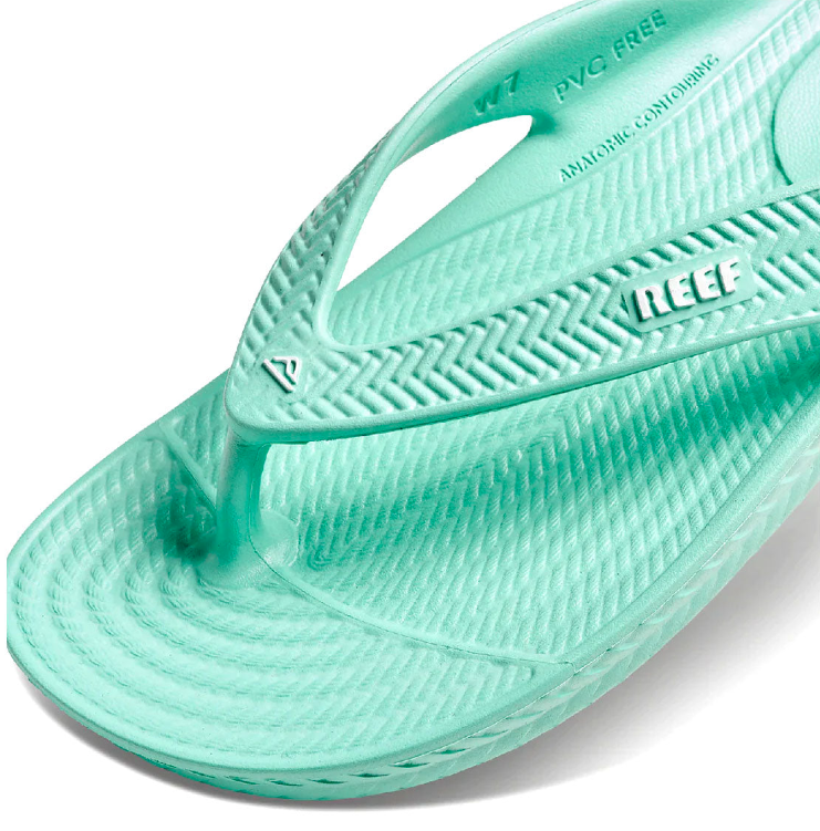 Reef Water Court Womens Flip Flops - Neon Teal