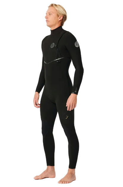 Rip Curl E Bomb 3/2mm Mens Zip Free Summer Wetsuit 2025 - Black