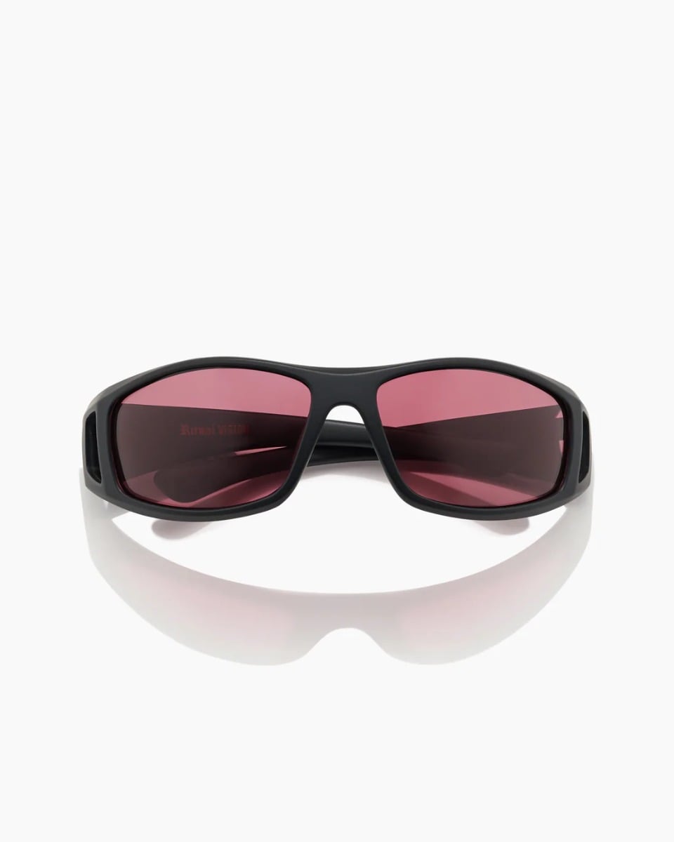 Ritual Vision Dragster Sunglasses - Matte Black / Rust Polarised
