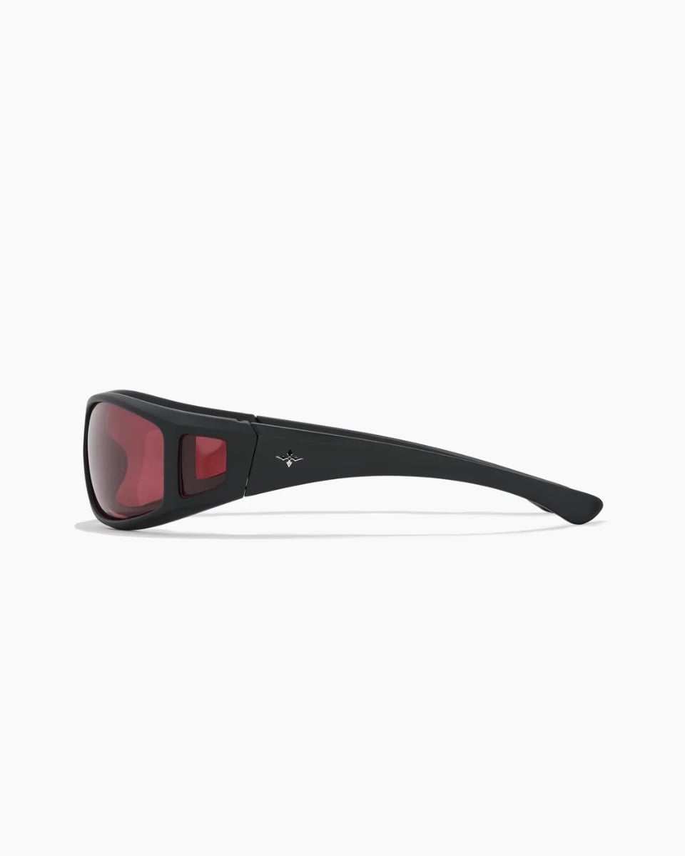 Ritual Vision Dragster Sunglasses - Matte Black / Rust Polarised