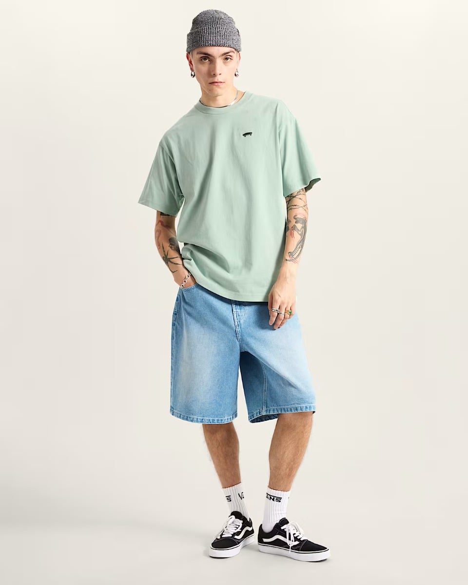 Vans Salton Loose T-Shirt - Gray Olive