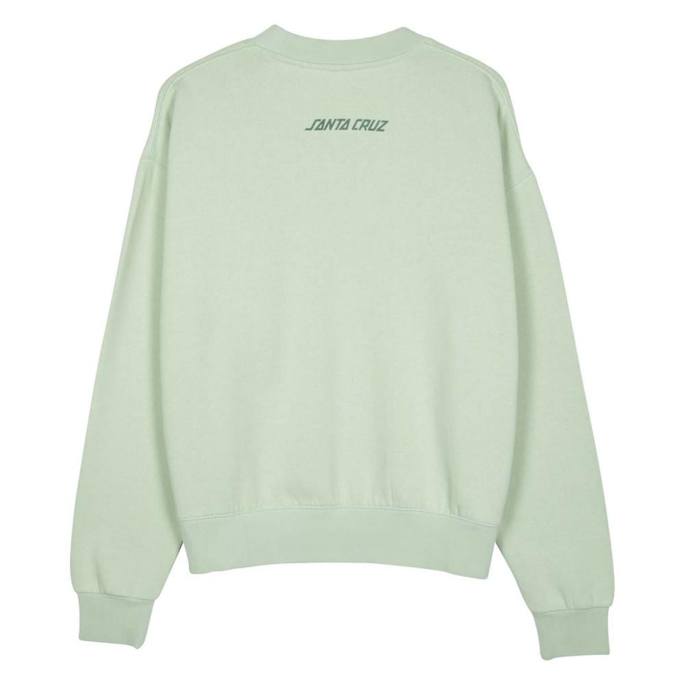 Santa Cruz Asp Butterfly Crew Jumper - Pale Sage Wash