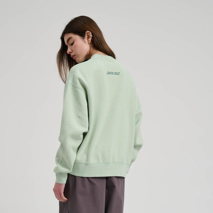 Santa Cruz Asp Butterfly Crew Jumper - Pale Sage Wash
