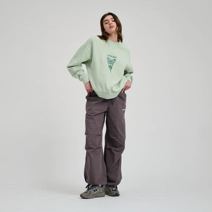 Santa Cruz Asp Butterfly Crew Jumper - Pale Sage Wash