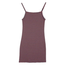 Santa Cruz Women's Strip Logo Emb Dress - Black Stripe
