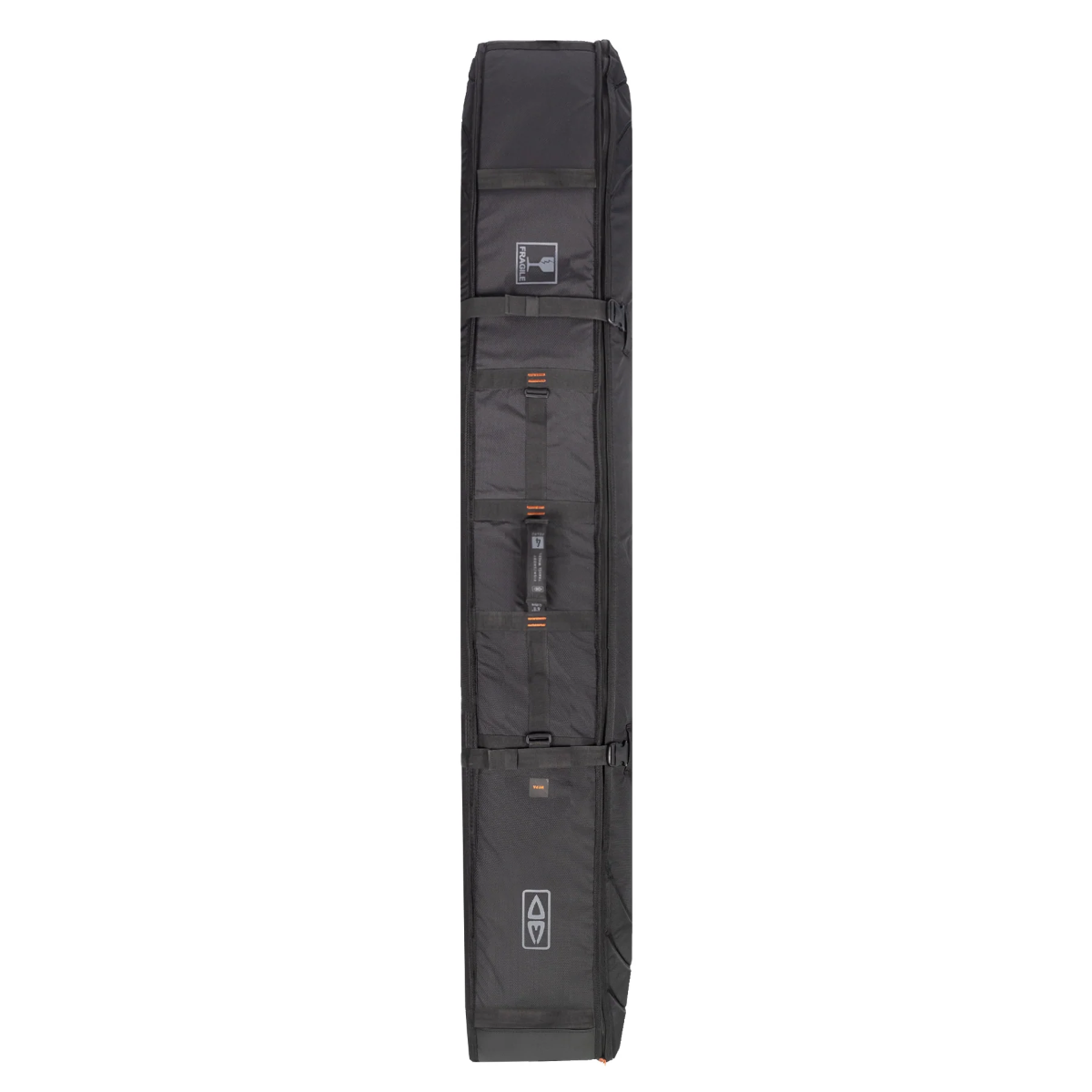 Ocean & Earth Hypa 10mm Fish / Short Wheeled 4 Board Bag - Black