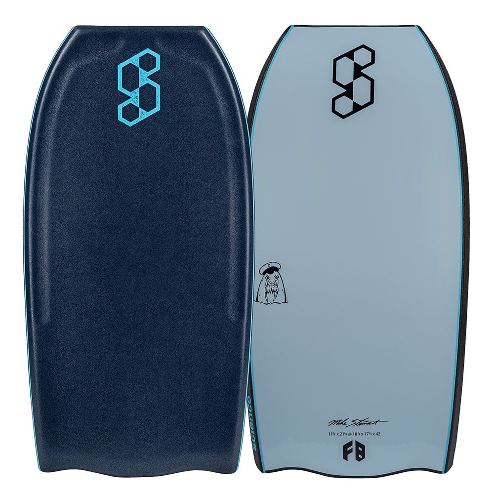 Science Sub Zero Crescent Bodyboard - Midnight Blue - Full View