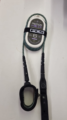 FCS Freedom Helix 6'0" All Round Leash - Warm Grey 