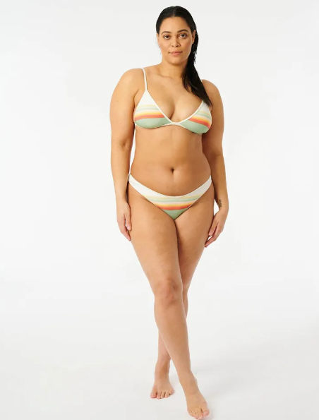 Rip Curl Surf Revival Skimpy Coverage Womens Bikini Bottom - Green