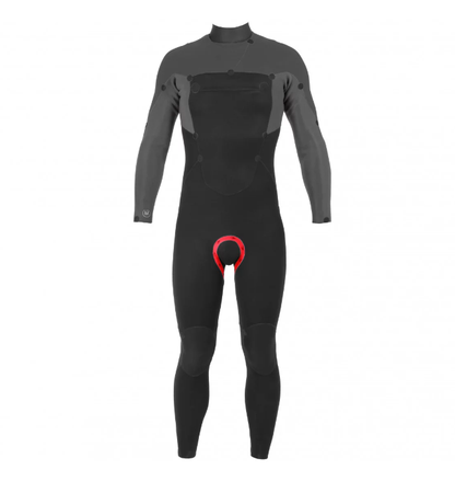 Sooruz Fly+ 5/4mm Mens Chest Zip Winter Wetsuit - Grey