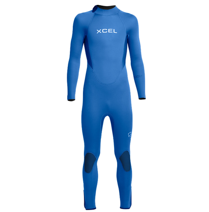 Xcel  Axis 3/2mm Kids Back Zip Wetsuit -  Saphire Blue