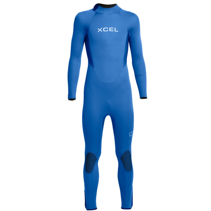 Xcel  Axis 4/3mm Kids Back Zip Wetsuit -  Saphire Blue