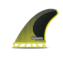 Futures P4 Blackstix Small Fins - Yellow