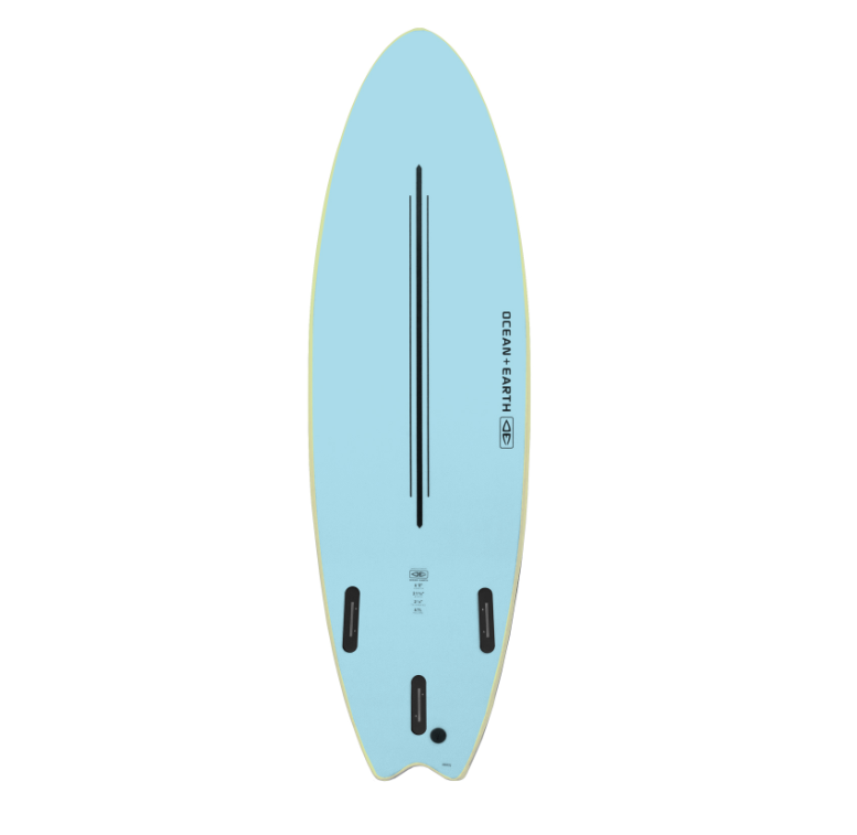 Ocean and Earth Ezi Rider 6ft Softboard - Acid Green