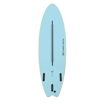 Ocean and Earth Ezi Rider 6ft Softboard - Acid Green