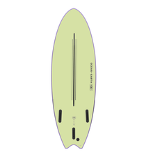 Ocean and Earth Ezi Rider 6ft Softboard - Purple