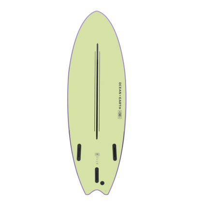 Ocean and Earth Ezi Rider 6ft6 Softboard - Purple