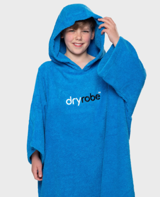 Dryrobe Kids Organic Cotton Short Sleeve Towel Robe - Age 10-13