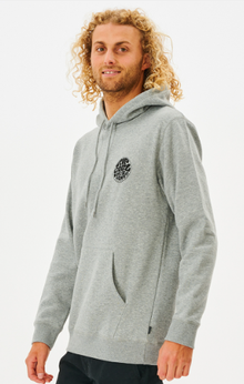 Rip Curl Wetsuit Icon Men's Hooded Fleece - Grey Marle