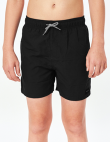Rip Curl Offset Boys Volley Shorts - Black