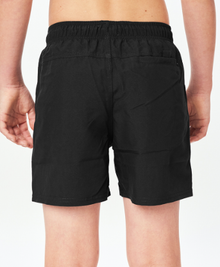 Rip Curl Offset Boys Volley Shorts - Black