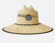 Rip Curl Logo Boys Straw Hat - Natural