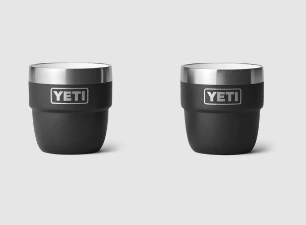 Yeti Rambler 4oz Espresso 2 Pack Stackable Cups - Black