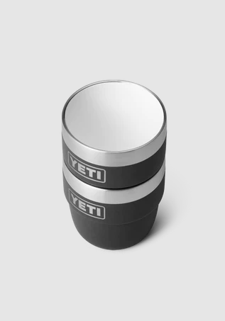 Yeti Rambler 4oz Espresso 2 Pack Stackable Cups - Black