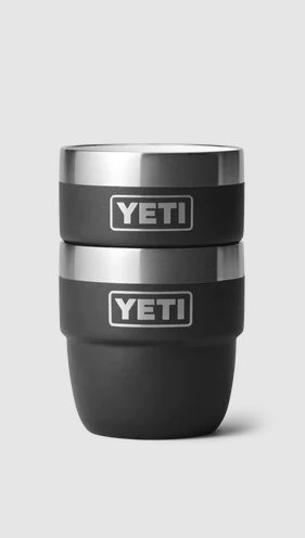 Yeti Rambler 4oz Espresso 2 Pack Stackable Cups - Black