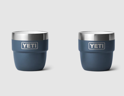 Yeti Rambler 4oz Espresso 2 Pack Stackable Cups - Navy