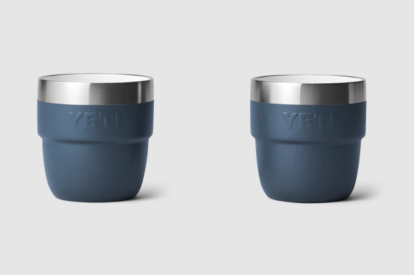 Yeti Rambler 4oz Espresso 2 Pack Stackable Cups - Navy