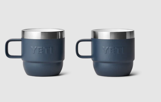 Yeti Rambler 6oz Espresso 2 Pack Stackable Cups - Navy