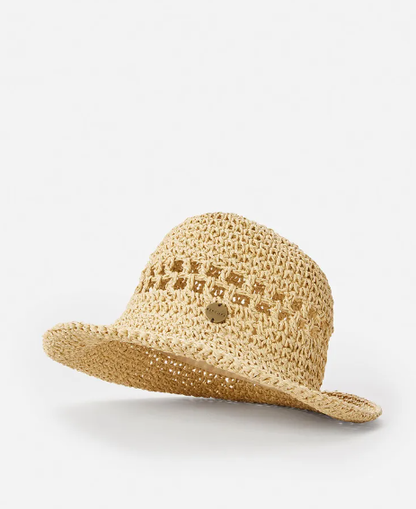 Rip Curl Essentials Crochet Women's Bucket Hat - Natural