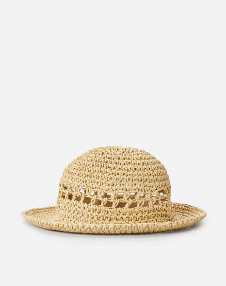 Rip Curl Essentials Crochet Women's Bucket Hat - Natural