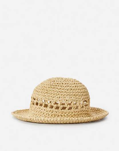 Rip Curl Essentials Crochet Women's Bucket Hat - Natural